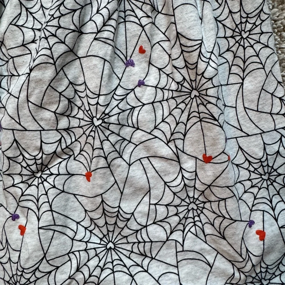 Carters Halloween long sleeve dress Halloween Outfit spider webs size 5T